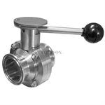 Butterfly Valve Lockable Clamp SS316